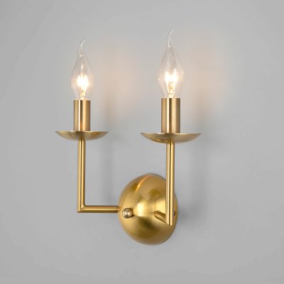 Классический настенный светильник 60150/2 латунь Eurosvet Cariso Классический настенный светильник 60150/2 латунь Eurosvet Cariso