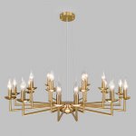 Подвесная люстра в классическом стиле 60150/18 латунь Eurosvet Cariso