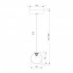 Подвесной светильник 50234/1 LED Eurosvet Wonder