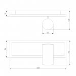 Настенный светодиодный светильник с USB и Type-C 20127/1 LED белый Eurosvet Binar