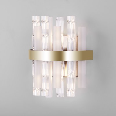 Настенный светильник с декором 368/2 латунь Bogates Hollis