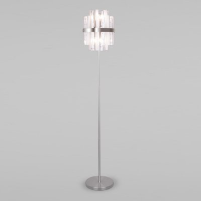 Торшер с декоративным плафоном 01110/4 никель Bogates Hollis