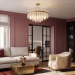Потолочная люстра умный дом 368/12 Smart латунь Bogates Hollis