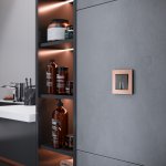 Рамка на 1 пост Aluminium (бронза) Werkel W0011712