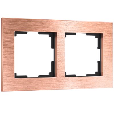 Рамка на 2 поста Aluminium (бронза) Werkel W0021712