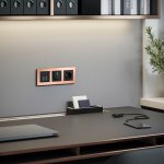 Рамка на 3 поста Aluminium (бронза) Werkel W0031712