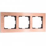 Рамка на 3 поста Aluminium (бронза) Werkel W0031712