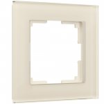 Рамка на 1 пост Favorit (молочный, стекло) Werkel W0011141