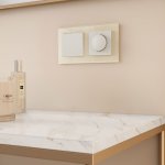 Рамка на 2 поста Favorit (молочный, стекло) Werkel W0021141