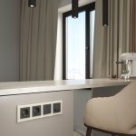 Рамка на 4 поста Favorit (молочный, стекло) Werkel W0041141