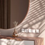 Рамка на 5 постов Favorit (латте, стекло) Werkel W0051142