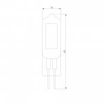 Светодиодная лампа G4 LED 5W 220V 3300K стекло BLG419 Elektrostandard