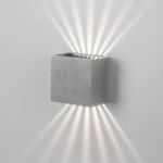 Светильник садово-парковый со светодиодами Sole 35149/D серый Elektrostandard
