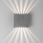 Светильник садово-парковый со светодиодами Sole 35149/D серый Elektrostandard