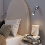 Светодиодный светильник 20128/1 LED серебро Eurosvet Ease