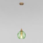 Подвесной светильник 50221/1 зеленый Eurosvet Lotus