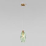 Подвесной светильник 50222/1 зеленый Eurosvet Lotus
