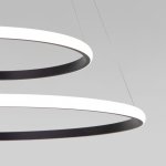 Подвесной светодиодный светильник с пультом управления 90264/2 черный Eurosvet Collars