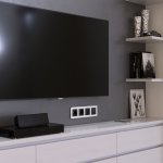 Рамка на 4 поста Platinum (алюминий) Werkel W0042606