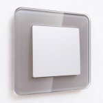 Выключатель одноклавишный (белый матовый) Werkel W1110061