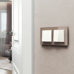 Выключатель одноклавишный (белый матовый) Werkel W1110061