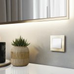 Выключатель одноклавишный проходной (белый матовый) Werkel W1112061