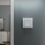 Выключатель одноклавишный с подсветкой (белый матовый) Werkel W1110161