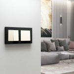 Выключатель одноклавишный проходной (айвори матовый) Werkel W1112062