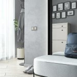 Выключатель двухклавишный проходной (айвори матовый) Werkel W1122062