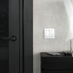 Рамка на 1 пост Acrylic (белый) Werkel W0012701