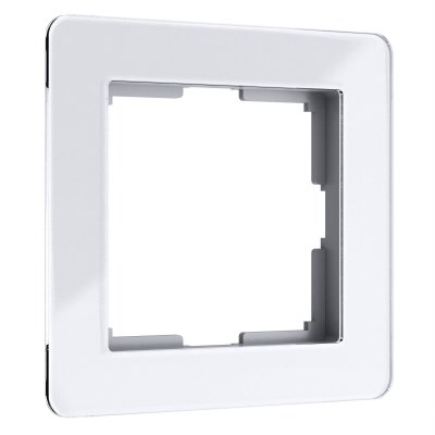 

Рамка на 1 пост Acrylic (белый) Werkel W0012701, W0012701
