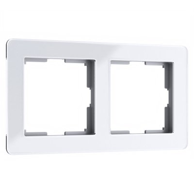

Рамка на 2 поста Acrylic (белый) Werkel W0022701, W0022701