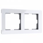 Рамка на 2 поста Acrylic (белый) Werkel W0022701