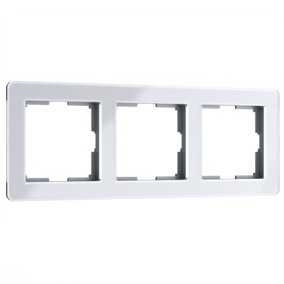 

Рамка на 3 поста Acrylic (белый) Werkel W0032701, W0032701