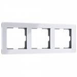 Рамка на 3 поста Acrylic (белый) Werkel W0032701