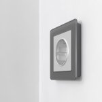 Рамка на 1 пост Acrylic (графит) Werkel W0012704