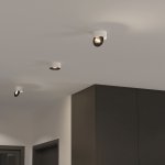 Накладной светодиодный светильник Glide белый/черный (25100/LED) 25100/LED Elektrostandard
