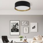 Потолочный светильник TK Lighting 3432 Bilbao Black Gold