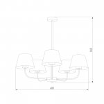 Подвесной светильник 3989 Chicago TK Lighting