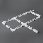 Ввод питания для трехфазного шинопровода (левый) белый 85105/00 Elektrostandard