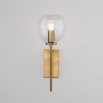 Бра со стеклянным плафоном 60130/1 латунь