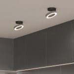 Накладной светодиодный светильник Spila серебро 12W 4200К 25105/LED Elektrostandard