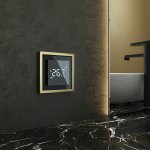 Рамка на 1 пост Baguette (черный/латунь) Werkel W0012852