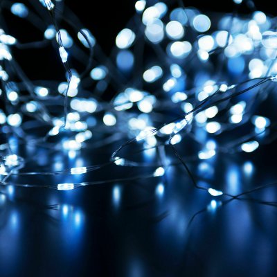 Гирлянда нить Гирлянда нить "роса" белый 10М IP20 400-009