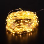 Гирлянда нить "роса" теплый белый 10М IP20 400-009