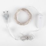 Гирлянда нить "роса" теплый белый 10М IP20 400-009