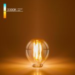 Филаментная светодиодная лампа Mini Classic F 8W 3300K E14 (G45 прозрачный) BLE1445 Elektrostandard