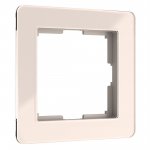 Рамка на 1 пост Acrylic (айвори) Werkel W0012743