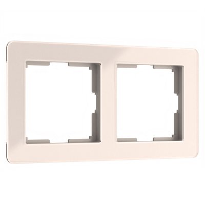 Рамка на 2 поста Acrylic (айвори) Werkel W0022743 Рамка на 2 поста Acrylic (айвори) Werkel W0022743