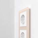 Рамка на 3 поста Acrylic (айвори) Werkel W0032743